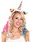 Mystical Fantasy Unicorn Creature Horn Headband With Hair Costume Accessory
